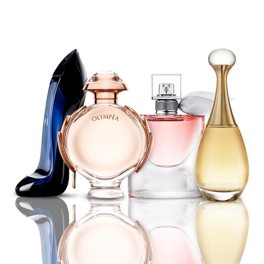 Komplet 4 parfumov | Good Girl + Olympea + La Vie Est Belle + J'Adore 100 ml