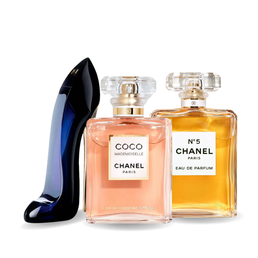 Komplet 3 parfumov | GOOD GIRL, COCO MADEMOISELLE, Chanel Nº5 100 ml