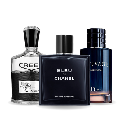 Komplet 3 parfumov | Creed Aventus, Bleu de Chanel, Dior Sauvage 100 ml