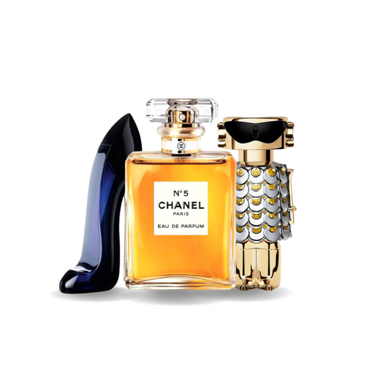 Komplet 3 parfumov | GOOD GIRL, Chanel Nº5, FAME 100 ml