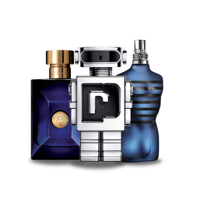 Komplet 3 parfumov | Versace DYLAN BLUE, Paco Rabanne PHANTOM, Jean Paul Gaultier ULTRA MALE 100 ml