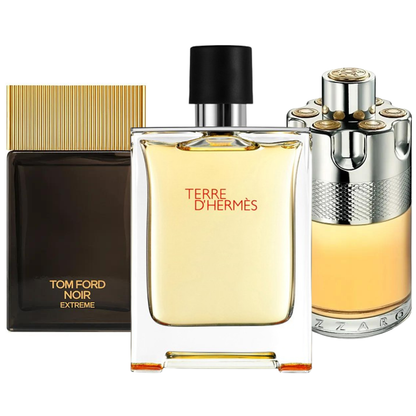 Komplet 3 parfumov | Terre de'Hermes, Azzaro Wanted, Tom Ford Noir Extreme 100 ml