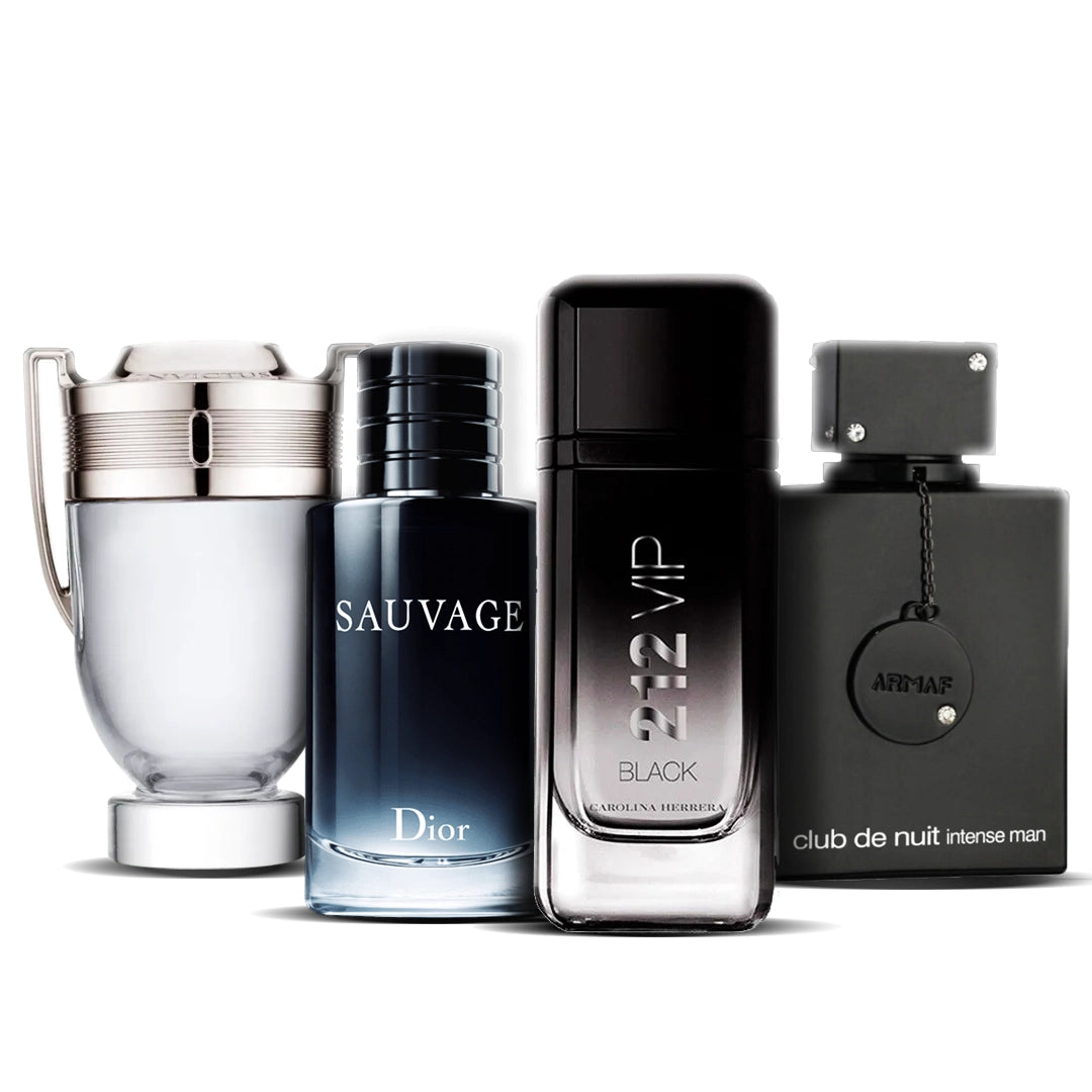 Komplet 4 parfumov | One Million Royal + 212 VIP Men + Sauvage Dior + Versace Eros 100 ml