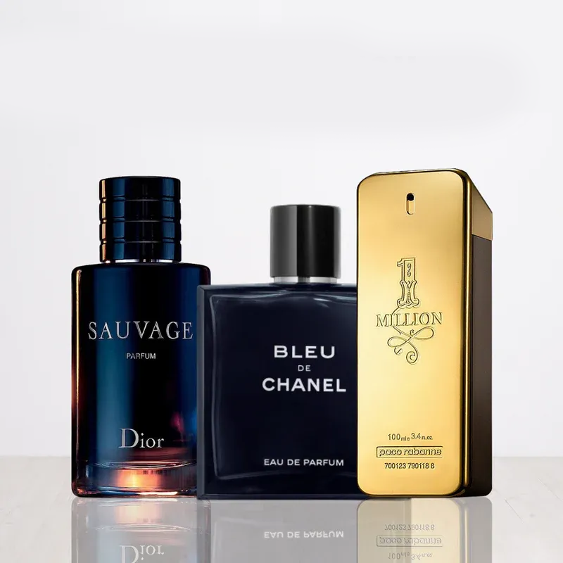 Komplet 3 parfumov | Sauvage Dior + One Million + Bleu de Chanel 100 ml
