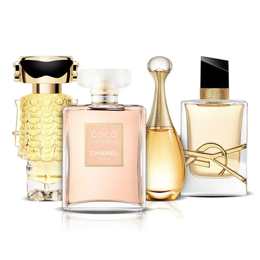 Komplet 4 parfumov | Fame, Coco Mademoiselle, J'adore in Libre (100 ml)